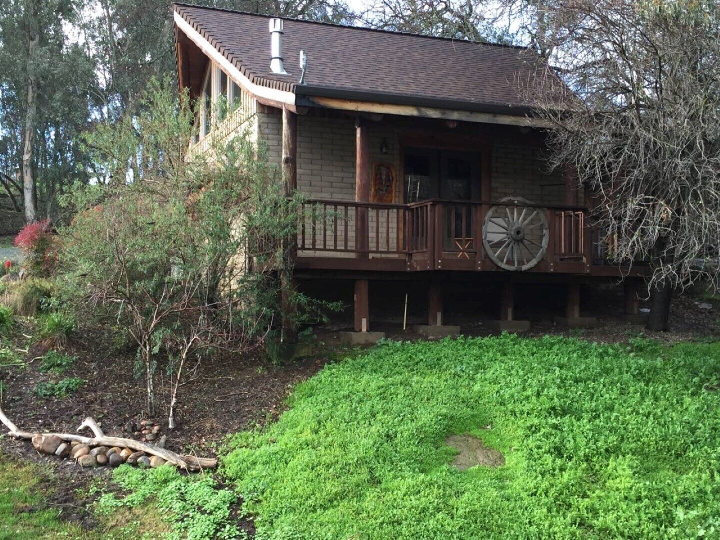 Front of the cabin
