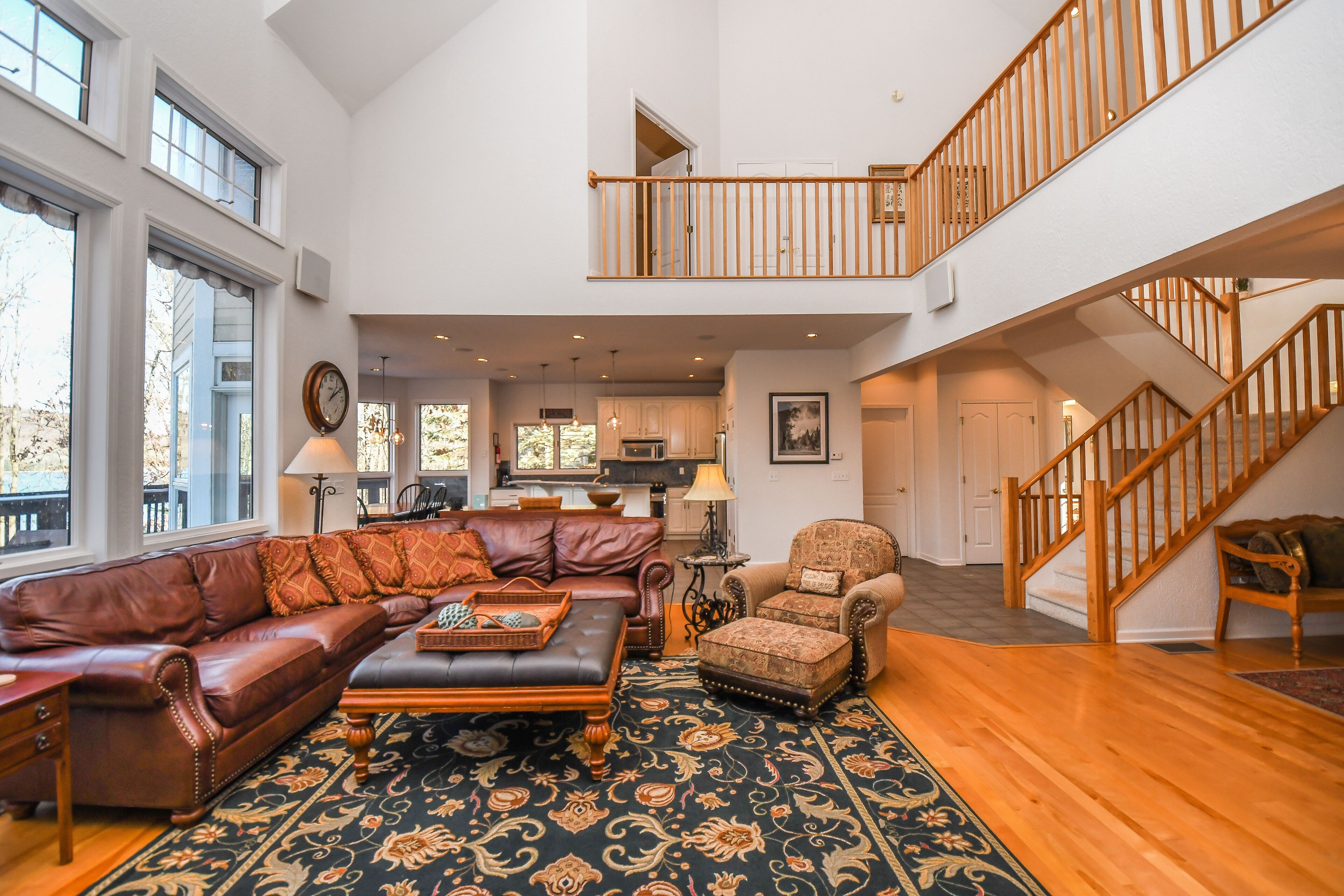 House, Multiple Beds, Hot Tub | Living room | Fireplace