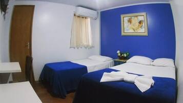 Frigobar, Wi-Fi de cortesia, roupa de cama