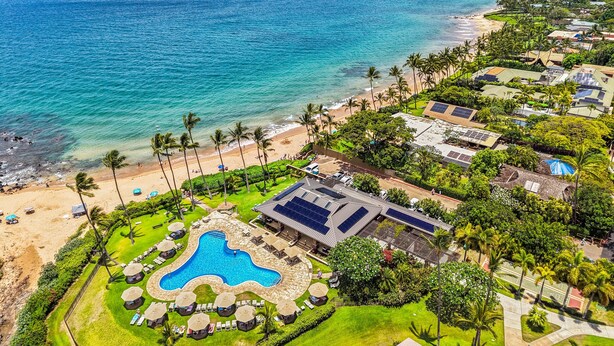 A resort with a swimming pool, beach, and ocean views. - Wailea Ekahi 34A Spacious Wailea 1BR w AC Pool Near Beach (Kihei)