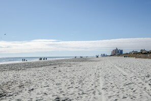 Tæt på stranden