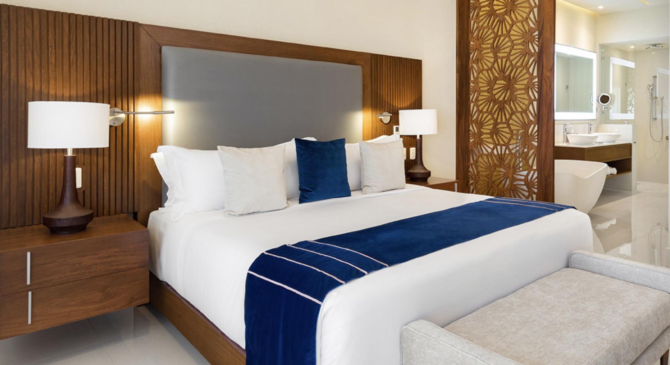 2 bedrooms, in-room safe, iron/ironing board, wifi