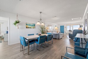 Dining - "It's All Good" - Oceanfront Pet Friendly Home, 4 Bedrooms / 4 Bathrooms (Holden Beach)