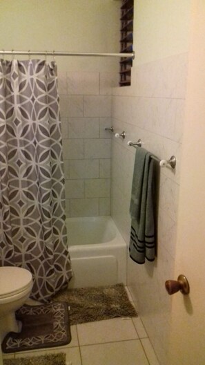 Towels, soap, toilet paper