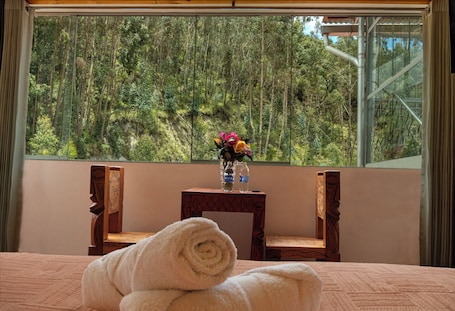 Quarto superluxo, para não fumantes, vista para a montanha | Vista para a montanha. Hospedaje Casa Sapantiana