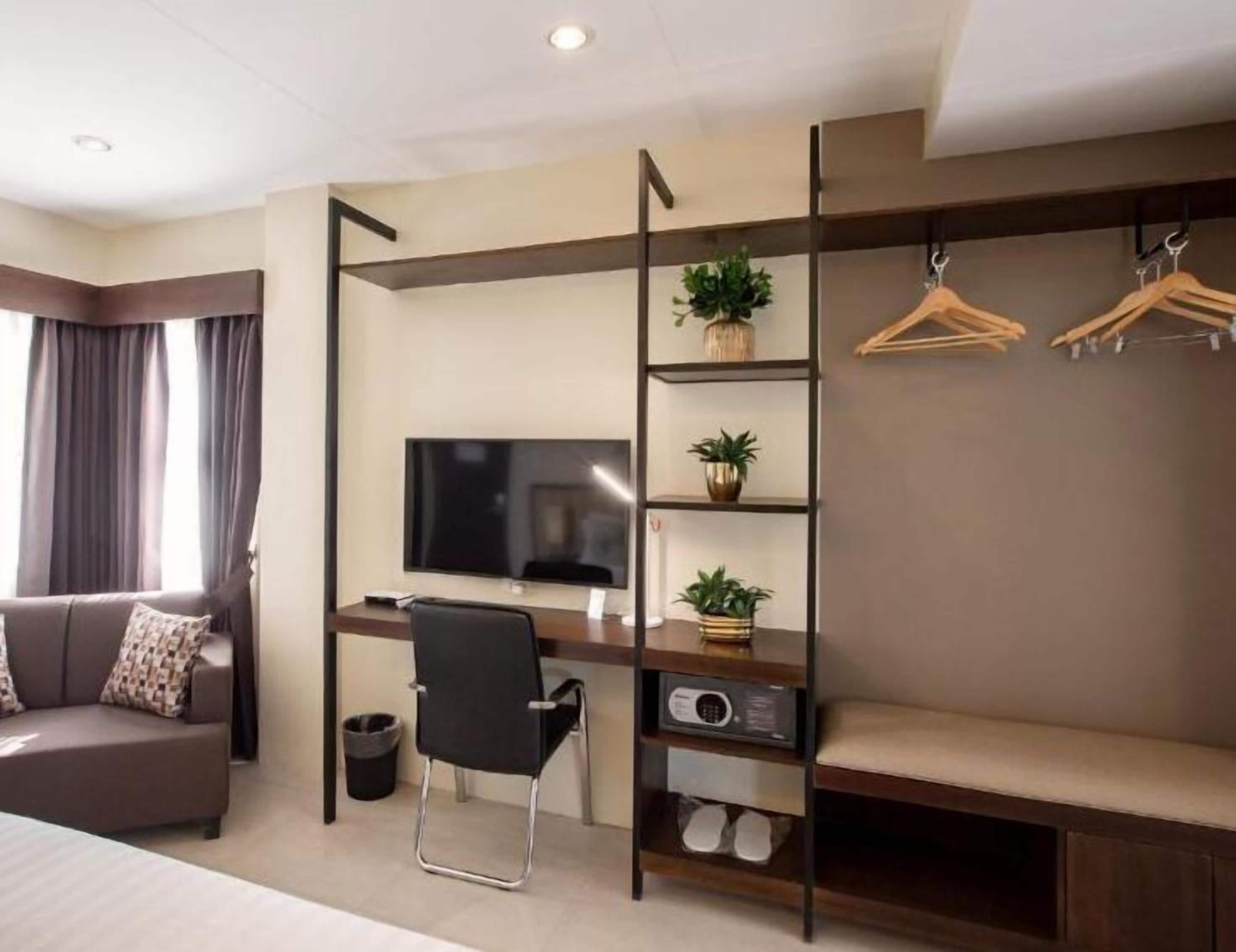 free minibar items, in-room safe, desk, blackout curtains