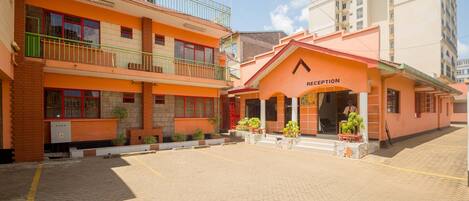 Fassade der Unterkunft