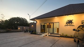 Front of property - evening/night