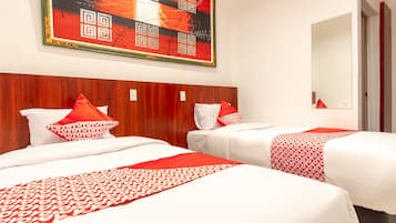 Kahden hengen standard-huone (kaksi sänkyä) | 1 makuuhuone, ilmainen Wi-Fi, vuodevaatteet