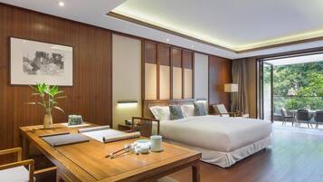 Habitación doble de lujo | Sábanas de algodón egipcio, ropa de cama de alta calidad y edredón