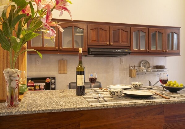 Dining - Apartment Beachside ( Private Room, Kitchen, Bar) (Tp. Hi An)