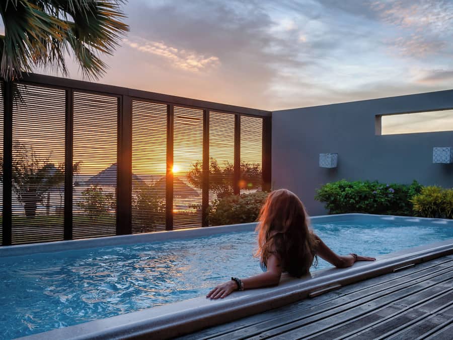 Sauna, hot tub, steam room, Turkish bath, body treatments