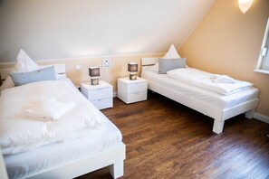 3 bedrooms, iron/ironing board, travel cot, WiFi