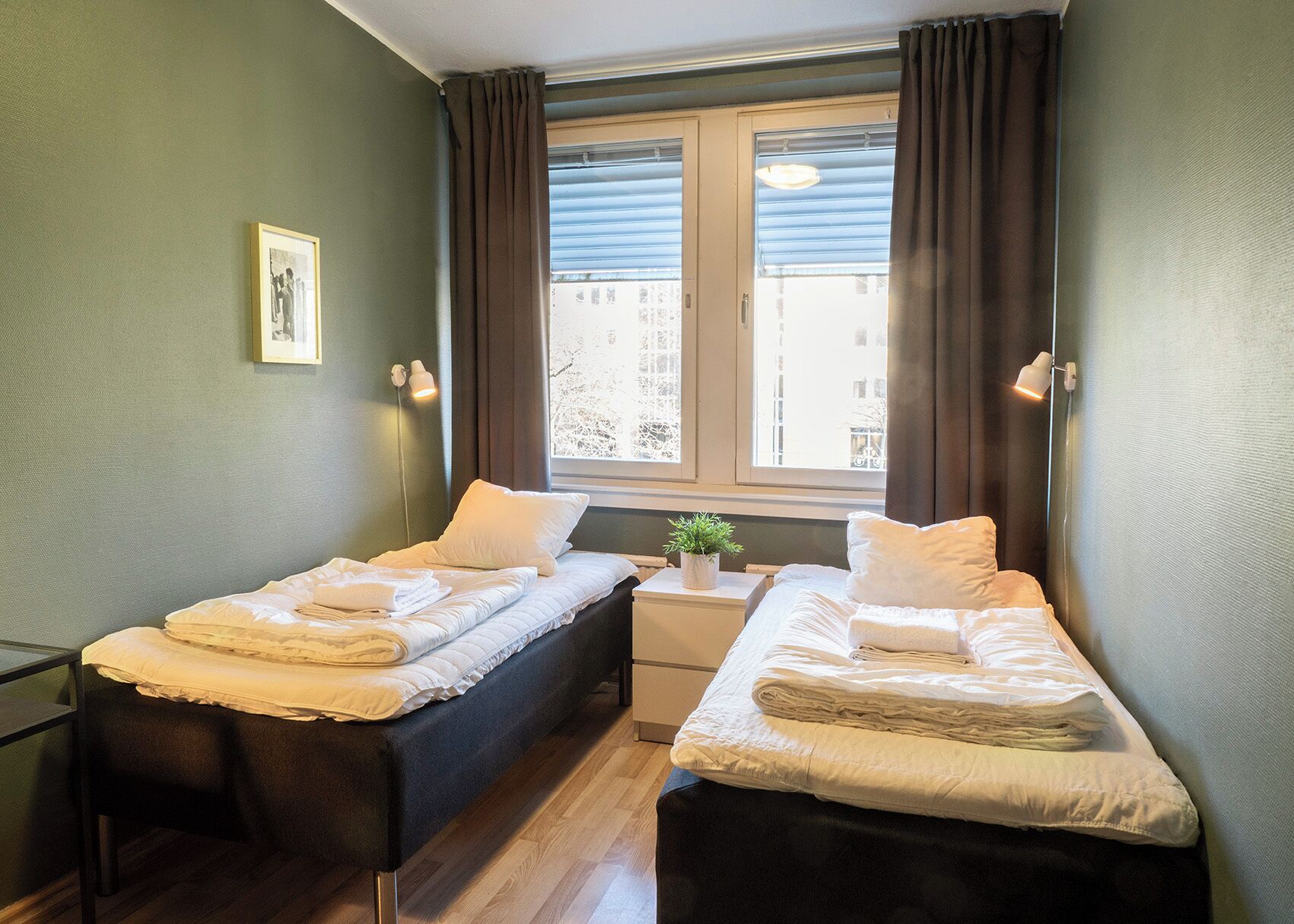 Double or Twin Room, Shared Bathroom | Desk, blackout curtains, soundproofing, iron/ironing board