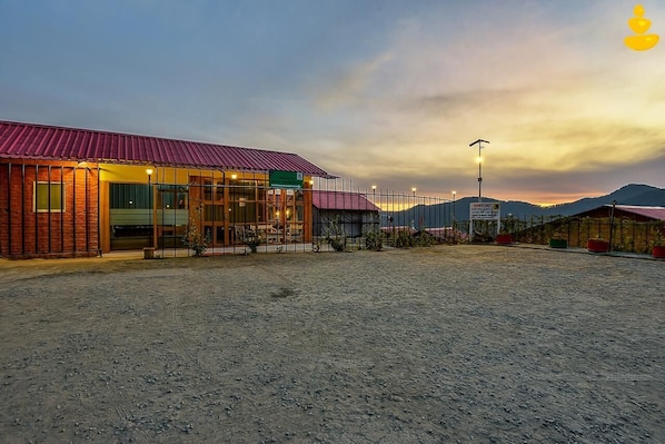Front of property – evening/night