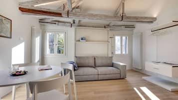 City Apartment, Terrace, City View | Living area | 60-cm LCD TV with satellite channels, TV