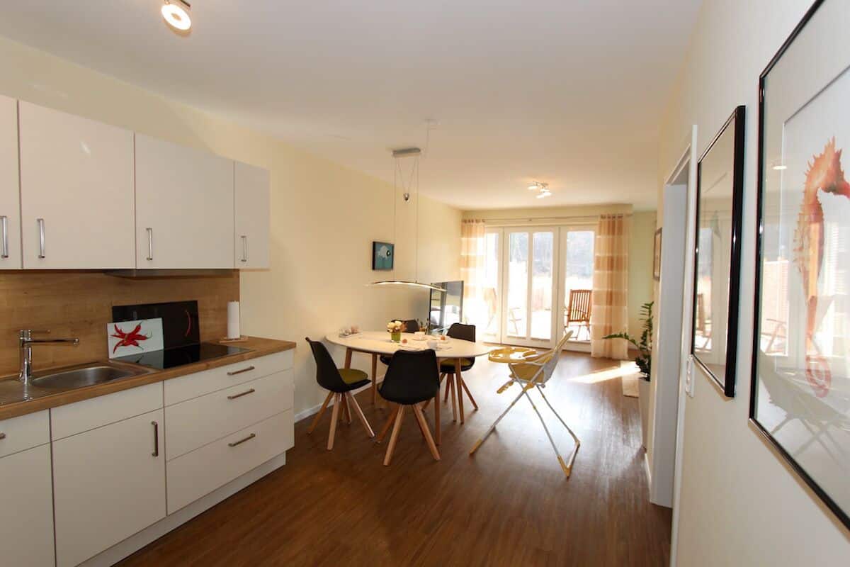 Apartment (Apartment 3) | Private kitchen | Coffee/tea maker, full-size fridge, oven, dishwasher