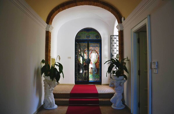 Interior entrance