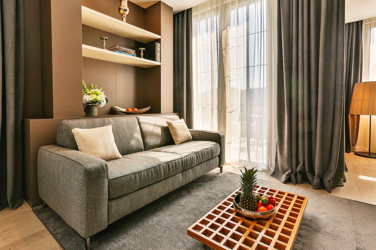 Chambre Deluxe double ou avec lits jumeaux, balcon | Minibar, coffre-fort, bureau, rideaux d’obscurcissement