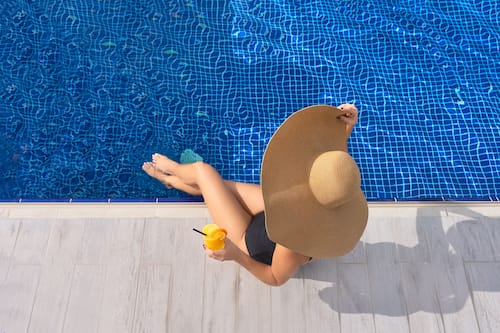 Outdoor pool, open 8:00 AM to 7:30 PM, pool umbrellas, pool loungers