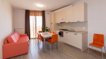 Loft, 2 Bedrooms | Living area | Flat-screen TV