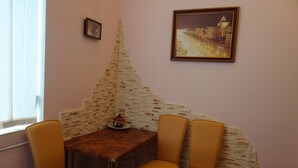 Apartment | Private kitchen | Fridge, microwave, stovetop, electric kettle - KyivHome Mikhailovskaya 22a on Independence Square (Kyiv)