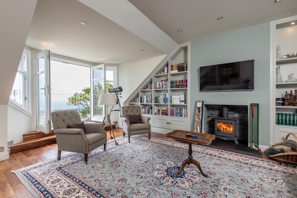 Living room - Spectacular Penthouse 100yds Old Course (St. Andrews)