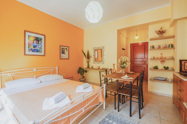 Apartment, 1 Bedroom | 1 bedroom, iron/ironing board, free cots/infant beds, free WiFi - Down-Town Brand new Stylish Studio (Chania)