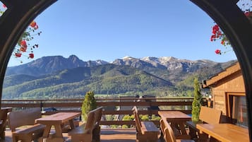 Blick von der Unterkunft