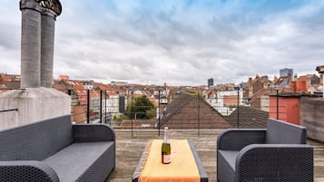 Panorama appartement, 1 slaapkamer | Uitzicht vanaf balkon