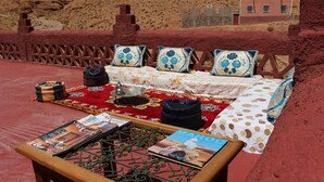 Zona a l'aire lliure per a la celebració de banquets