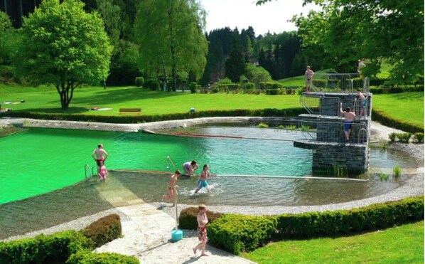 Indoor pool, outdoor pool