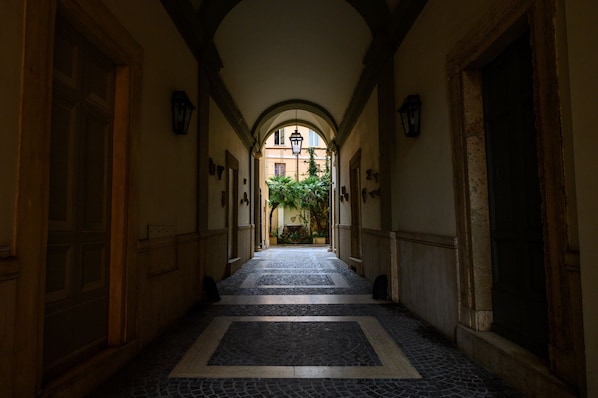 Entrée de l’hébergement