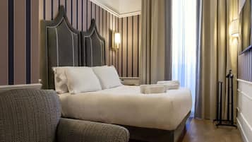 Classic Double Room | 1 bedroom, premium bedding, down comforters, minibar