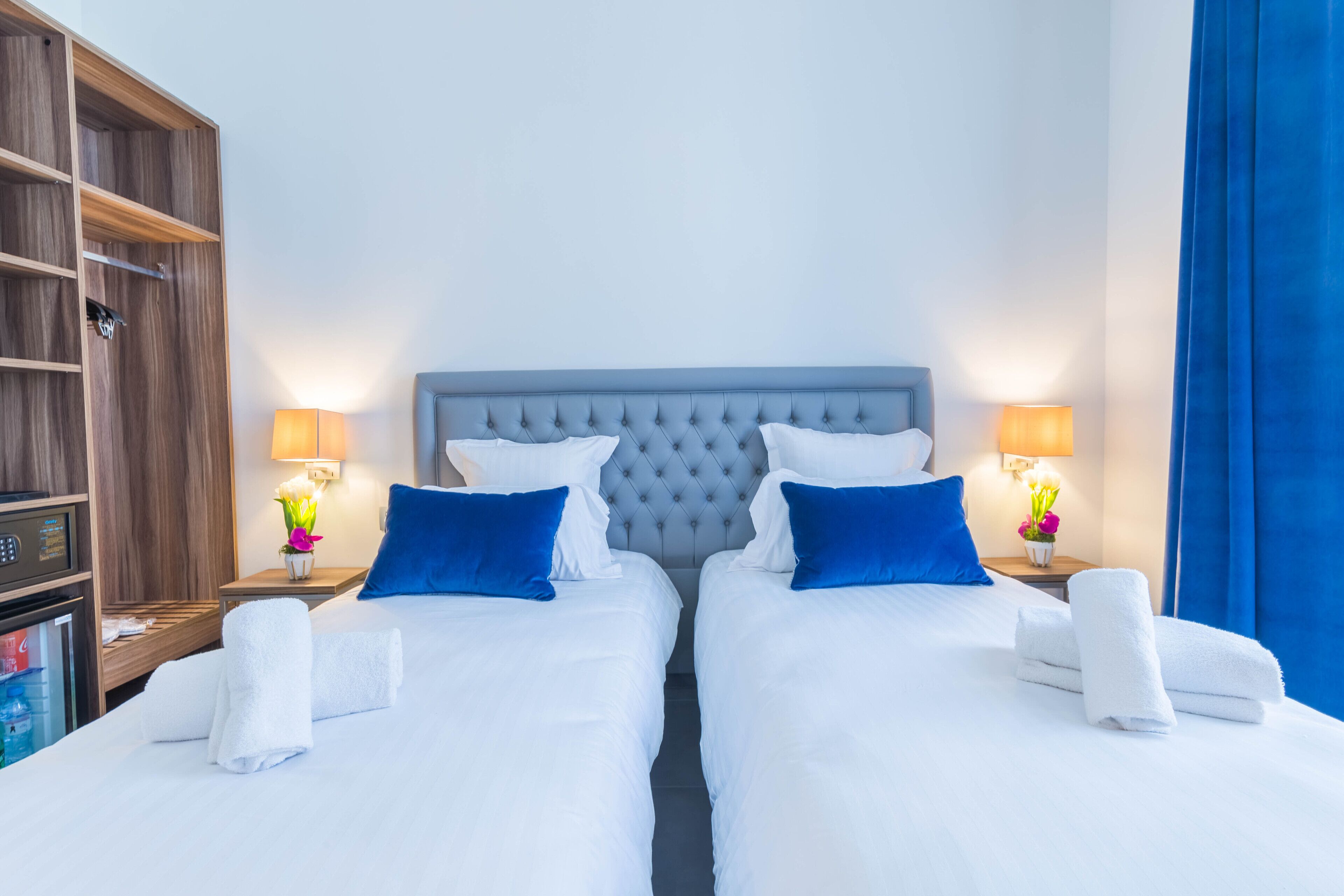 executive twin room | minibar, in-room safe, desk, blackout curtains