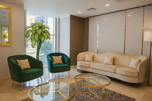 Lobby sitting area