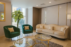 Lobby sitting area