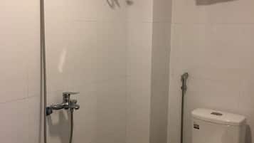 Combined shower/tub, bidet, shampoo