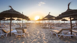 Plage privée, bar de plage