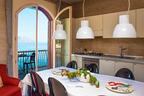 Luxury apartment with private beach
