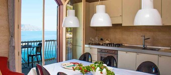 Luxury apartment with private beach