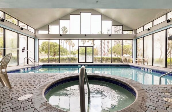 Indoor pool, outdoor pool