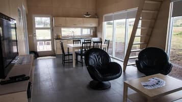 Cottage, 2 Bedrooms | Living area | Flat-screen TV, DVD player