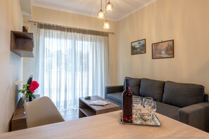 Een flatscreentelevisie