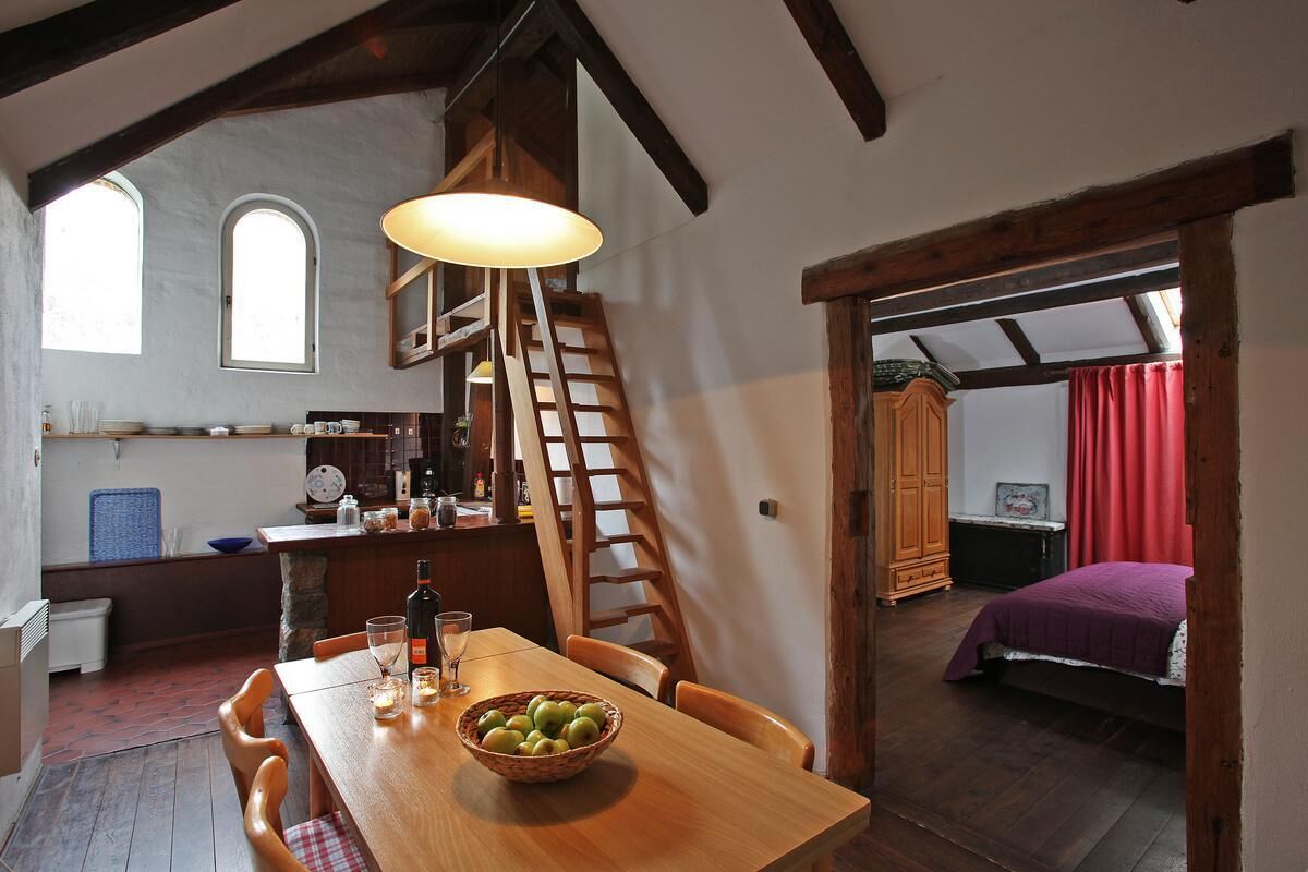 Duplex, 2 Bedrooms, Fireplace (Nr 9) | Private kitchen | Fridge, microwave, oven, stovetop