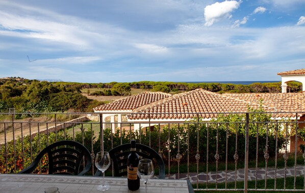 Villa, 2 Schlafzimmer | Blick vom Balkon