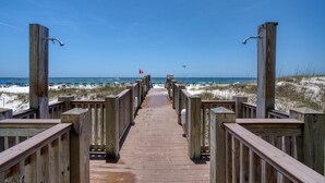 On the beach