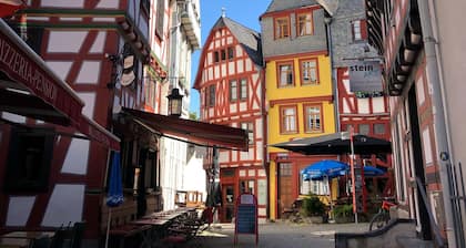 Pinzón de cabaña cerca de Coblenza y Montabaur