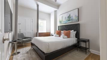 Apartamento, 2 habitaciones | Decoración individual y mobiliario individual