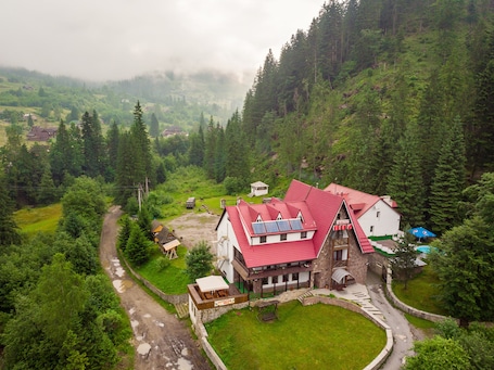 Aerial view. Hotel Pigy